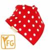 Poka Dots- Funky Giraffe Bandana Bibs - FG Bandana Bib Poka Dots