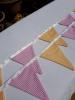 Hand Made Gingham Bunting 1.50 per flag - Hand Made Gingham Bunting