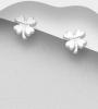 Clover Push Back Earrings Sterling Silver - Clover Push Back Earrings  Sterling Silver