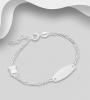 Personalised Baby Silver Bear & Tag Bracelet - Personalised  Silver Bear & Tag Bracelet