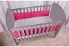 Safe Dreams 2 Sided Hypoallergenic Cot Bumper with Safebreathe Technology (Rasberry ) 2 Sided) - Safe Dreams 2 Sided Hypoallergenic Cot Bumper with Safebreathe Technology (Rasberry and Navy, 2 Sided)