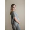 Grey Maternity Mommy Labor and Delivery/ Nursing Gown