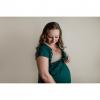 Maternity Labor and Delivery Nursing Gown - Forest Green Maternity Mommy Labor and Delivery/ Nursing Gown