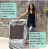 SnoozeShade Twin Deluxe (suitable from birth) Double buggy/pushchair sun and sleep shade Blocks up to 97.5% of UV