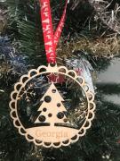 Personalised Wooden Christmas Decorations