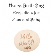 Home Birth bag for Mum, Dad and Baby