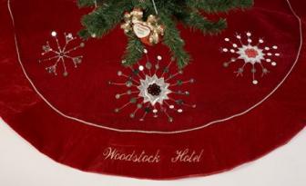 Luxury Velvet Christmas Tree Skirt