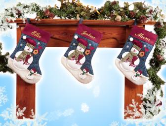 Snowman Christmas Stockings