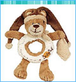 BabyNat Patchwork Rattle