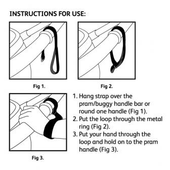babybundle Buggy Tug Pushchair Pram Safety Wrist Strap