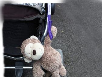 No more tears over lost teddies and toys with the Teddytug safety strap!