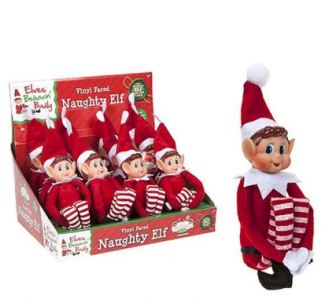 Soft Body Vinyl Face Elf With Hat