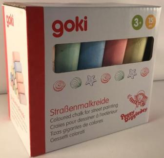 Goki Street Chalk 15 Pieces