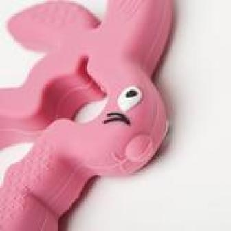 Belo + Me Teething Bunny Pink