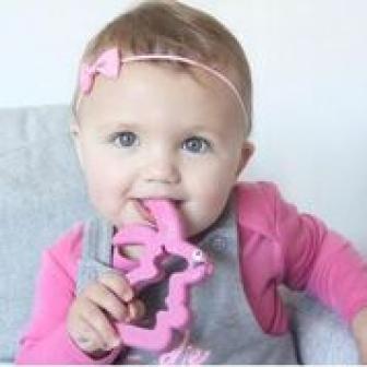 Belo + Me Teething Bunny Pink