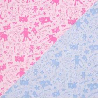 Reversible Paper with Pink / Blue print