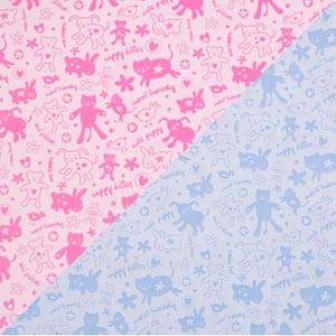 Reversible Paper with Pink / Blue print