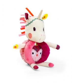 Louise unicorn hand rattle