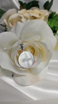 Personalised Sterling Silver Disc for from Xantara Jewellery