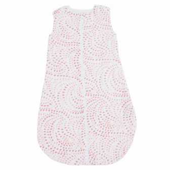 Rose Quartz Classic Muslin Bedtime Sleeper 6-12M