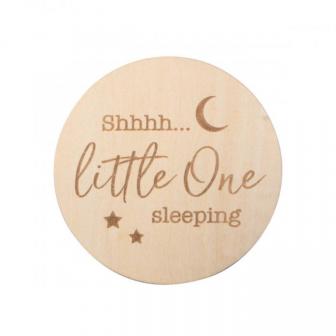 ssshhh! Little One Sleeping Milestone Disc