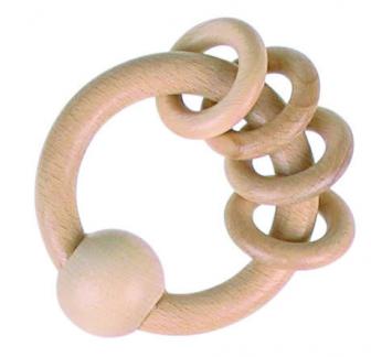 Heimess Wood Touch Ring with 4 rings
