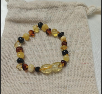 Amber Healing Bracelet or Anklet 15cm