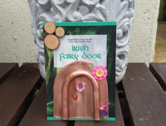 Fairy Door made from recycled Copper