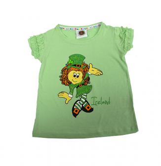 Irish Girl Leprechaun Frill T-Shirt